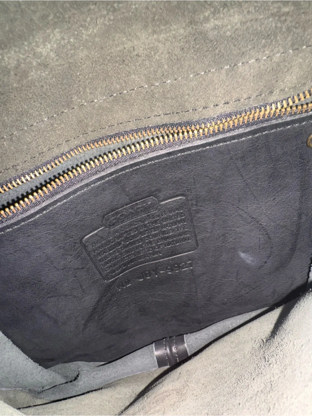 Coach Willis Black Leather Satchel with Gold-Tone Hardware